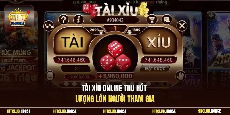 Tài xỉu online thu hút lượng lớn người tham gia